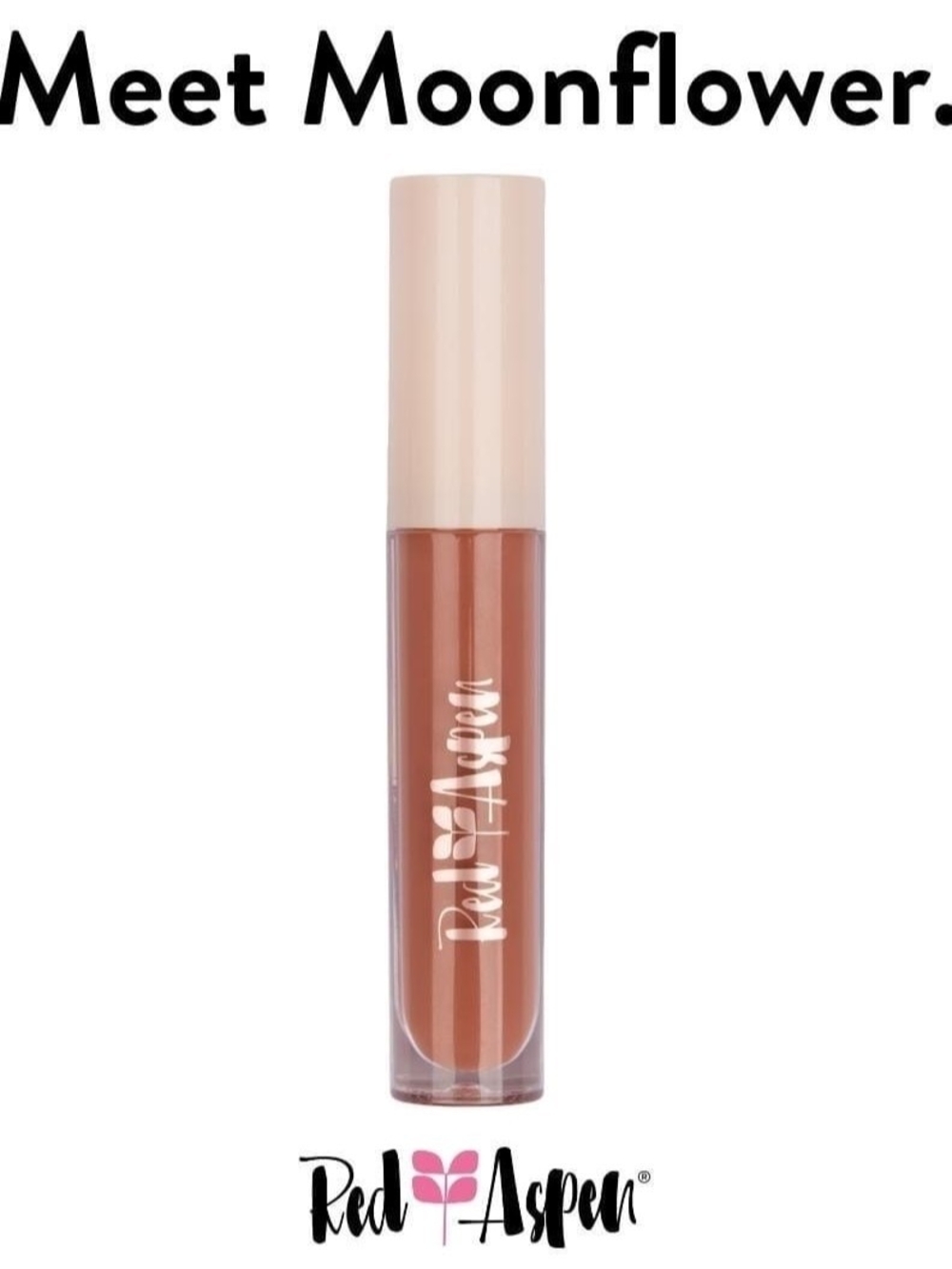 Red Aspen Moonflower Liquid Lipstick — Warm Brown